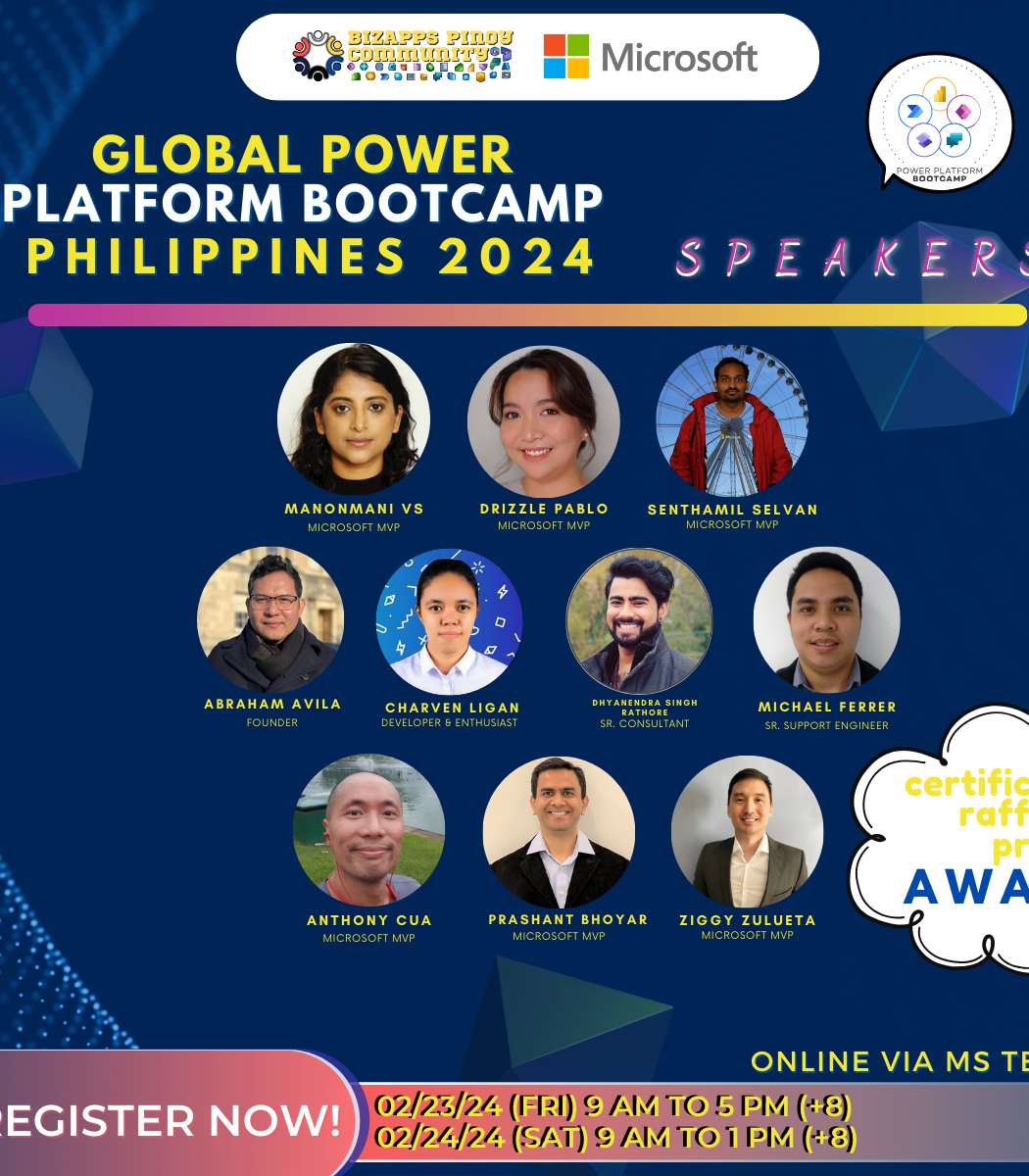 Community Days Global Power Platform Bootcamp 2024 Philippines